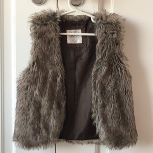 Girls Fur Vest